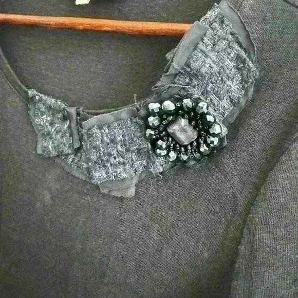 Tory Burch Marcelle Embellished T-shirt - Picture 5 of 7